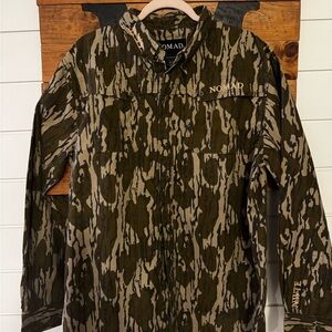 Nomad Beige,Black and Brown Patterned Shirt